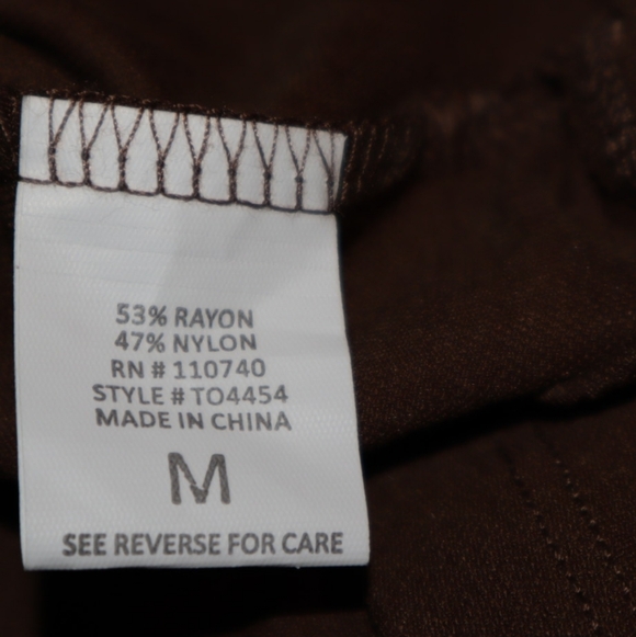 Harlow Peplum Top Brown Size Meduim - Picture 8 of 8